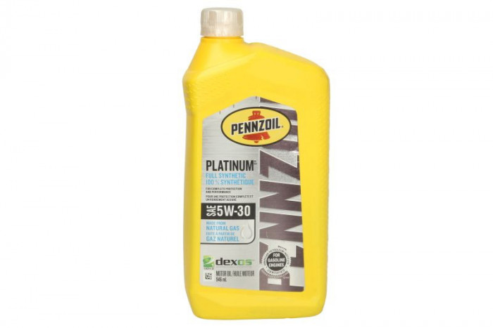 Ulei de motor Pennzoil (0,946L) 5W30; API SN Plus;Acea A1/B1/A5/B5;Chrysler MS-13340