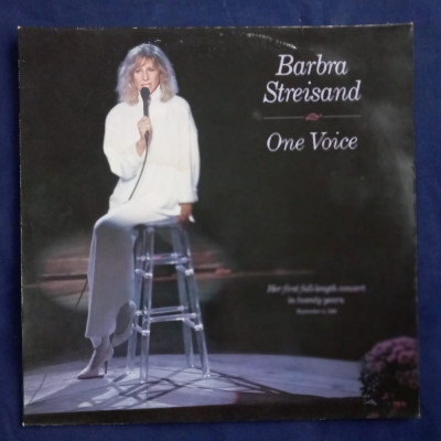 Barbra Streisand - One Voice _ LP, CBS, EU, 1987 _ NM / NM foto
