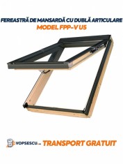 Fereastra de mansarda cu dubla articulare preSelect, Model FPP-V U5, Fakro foto
