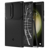 Husa Spigen Optik Armor pentru Samsung Galaxy S23 Ultra Negru, Silicon, Carcasa