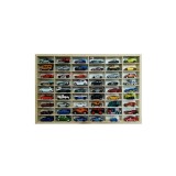 Raft Lemn Mașinuțe Kruzzel 21998 54 Compartimente 60x40x5.3cm Pin