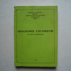 Programul culturilor de camp si horticole - Directia Generala pentru Agricultura