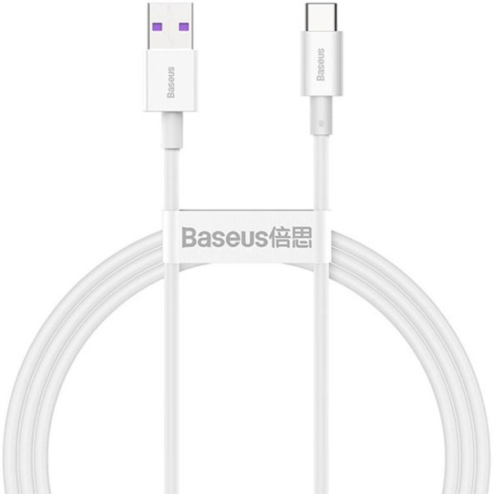 CABLU alimentare si date Baseus Pudding, Fast Charging Data Cable pt. smartphone, USB la USB Type-C 100W, 2m, alb &quot;P10355703221-B2&quot; (timbru verde 0.08