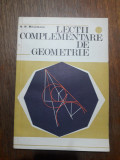 Lectii complementare de geometrie - N. N. Mihaileanu / R5P1F