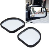 Set 2 Oglinzi unghi mort cu reglaj 360&deg;, auto-adezive, forma neregulata