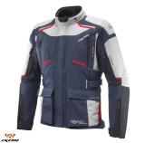 Geaca (jacheta) barbati pentru scuter - motocicleta Touring/Adventure Ixon All season model Midgard MS culoare: gri/navy/negru Gri/navy/negru XXL