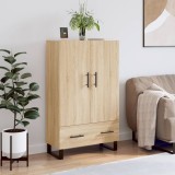 vidaXL Dulap &icirc;nalt, stejar Sonoma, 69,5x31x115 cm, lemn prelucrat