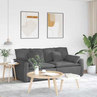 vidaXL Canapea modulară cu perne Gri &amp;icirc;nchis 3321138 foto