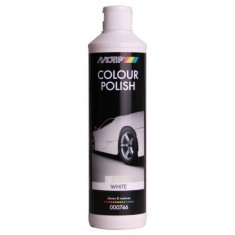 Polis Auto Alb Motip Motip, 500 ml, Suprafete Metalizate/Nemetalizate, Polis Zgarieturi Auto, Polis Vopsea Auto, Solutie Polis Auto foto