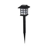 Lampa solara de gradina, 38 cm, inaltime 8.5 cm, IP44, negru, rezistenta la apa, S-P1LH38