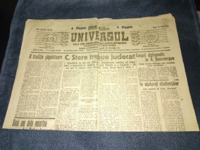 ZIARUL UNIVERSUL 24 IUNIE 1924 foto