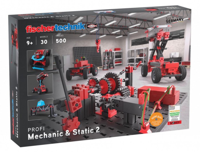Kit constructie STEM Mechanic &amp;amp; Static 2 Fischertechnik 500 piese