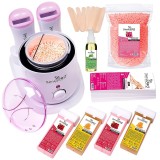Cumpara ieftin Kit Epilare Ceara Unica Folosinta + Traditionala SensoPRO Milano, WAX EXPERT TRIO, 800 ml