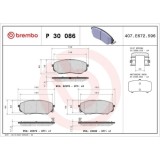 Placute frana Hyundai Santa Fe 4 (Tm Tma) 02.18-, Santa Fe 4 Box/Suv (Tm) 02.18-; Kia Sorento 3 (Um) 01.15-02.23, Fata, BREMBO