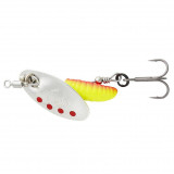 Savage Gear Sticklebait Spinners Silver Red Yellow, mărimea 1, 3.8g