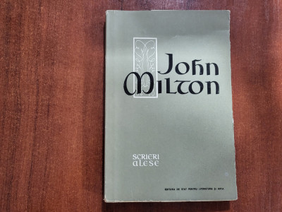 Scrieri alese de John Milton foto