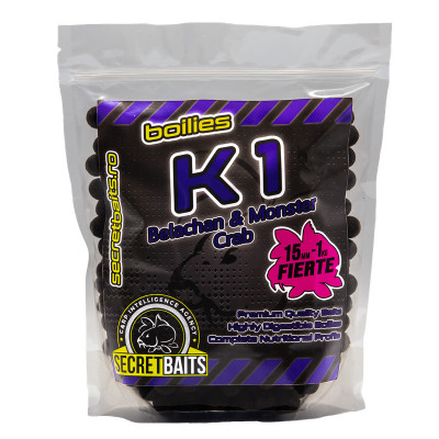 Secret Baits K1 Boilies 15 mm - 1kg foto