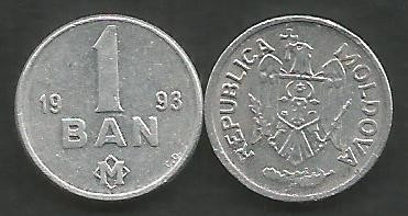 MOLDOVA 1 BAN 1993 [1] XF++ , livrare in cartonas