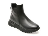 Ghete EPICA negre, 31350, din piele naturala