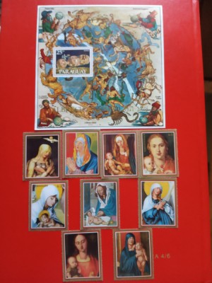 PARAGUAY, PICTURI - COLIȚĂ + SERIE COMPLETĂ MNH foto