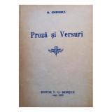 Mihai Eminescu - Proza si versuri (1990)