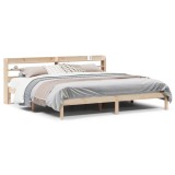Cumpara ieftin Cadru de pat fara saltea, 180x200 cm, lemn masiv pin
