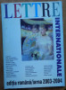 Revista Lettre internationale , numarul 48 , iarna 2003 / 2004