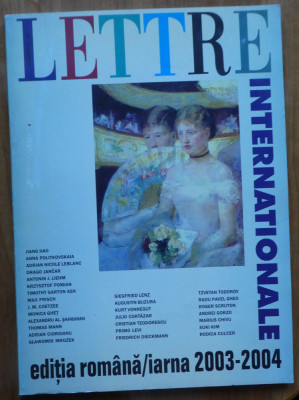 Revista Lettre internationale , numarul 48 , iarna 2003 / 2004 foto