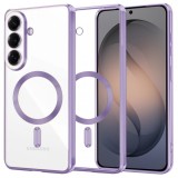 Husa MagSafe pentru Samsung Galaxy S26 S942, Techsuit, Luxury Crystal, Mov Deschis