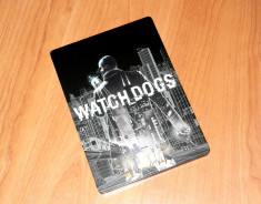 Carcasa de metal - Watch Dogs Steelbook ,foarte rara, pentru colectionari foto