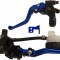 Set pompa frana si maneta ambreaj rabatabile, culoare albastru, bidonas plastic Cod Produs: MX_NEW PF 22 515 0001ML