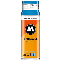 Spray vopsea pe baza de apa ONE4ALL? Molotow Acrylic 400 ml shock blue foto