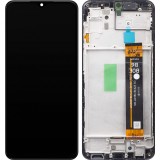 Display ecran cu Touchscreen si Rama pentru Samsung A23 5G, A236, SM-A236B, OEM, Negru, Compatibil