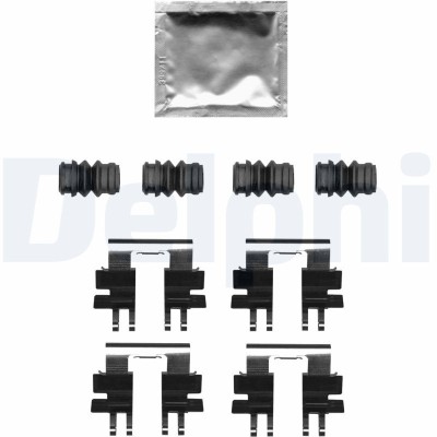 DELPHI LX0695 Set accesorii, placute frana foto