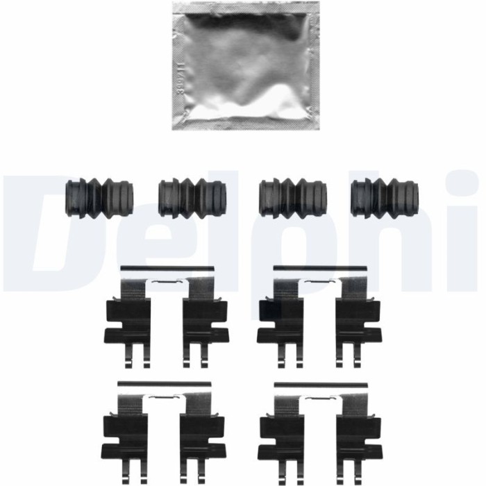 DELPHI LX0695 Set accesorii, placute frana