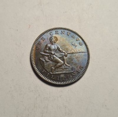 Filipine 1 One Centavo 1904 UNC foto