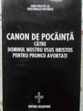 CANON DE POCAINTA CATRE DOMNUL NOSTRU IISUS HRISTOS PENTRU PRUNCII AVORTATI-COLECTIV-264098