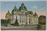 BUCURESTI , CASA DE DEPUNERI DE PE CALEA VICTORIEI , CARTE POSTALA , INTERBELICA