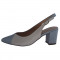 Pantofi dama, din piele naturala, Deska, 37223-E3-O-33, bleo/bej