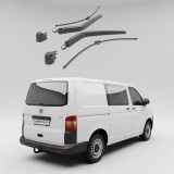 Cumpara ieftin Set 2 Brațe și Lamele Ștergător Spate VW Transporter T5 Platform Chassis 7JD (2003-2015) - 460mm, Mammooth MMT RAW 530