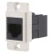 Conector adaptor DUALSLIM metalic 6p4c