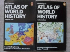 THE PENGUIN ATLAS OF WORLD HISTORY VOL.1-2 FROM THE BEGINNING TO THE PRESENT-HERMANN KINDER AND WERNER HILG-235527
