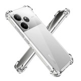 Husa Realme GT 6 Techsuit Shockproof Clear Silicone, transparenta