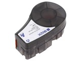 Bandă Etichetare Portocalie 19,1mm x 6,4m Negru pe Portocaliu