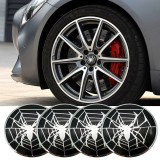 Cumpara ieftin Set 4 buc. ornament central janta, model &bdquo;Spider&rdquo;, diametru 5cm