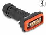 Conector D-Sub 15 pini tata cu carcasa IP67 rezistenta la apa, Delock 87806