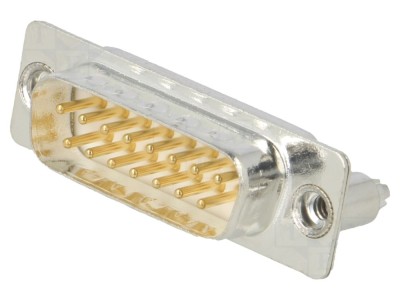Conector D-Sub 15 Pin soclu, THT foto