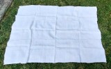 (3) Lipideu / cearsaf / cearceaf taranesc de panza groasa de canepa, vechi, rustic, 144cm x 213cm, Maramures