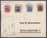ROMANIA 1918 TIMBRE GERMANE CU SUPRATIPAR GULTIG 9 ARMEE SERIA/PLIC, Stampilat