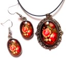 set bijuterii ,cu sticla 50004